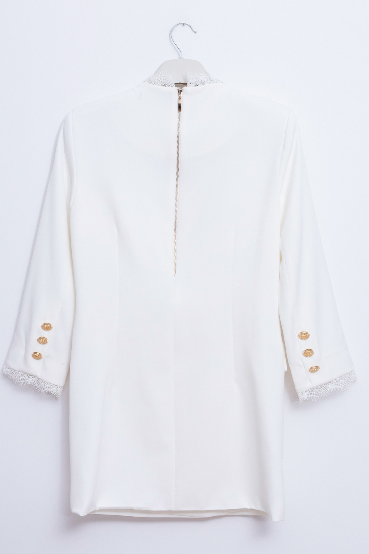 Women's White Lace Jacket - 21Y056619R01