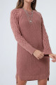 Women's Pink Italian Sleeve Dress