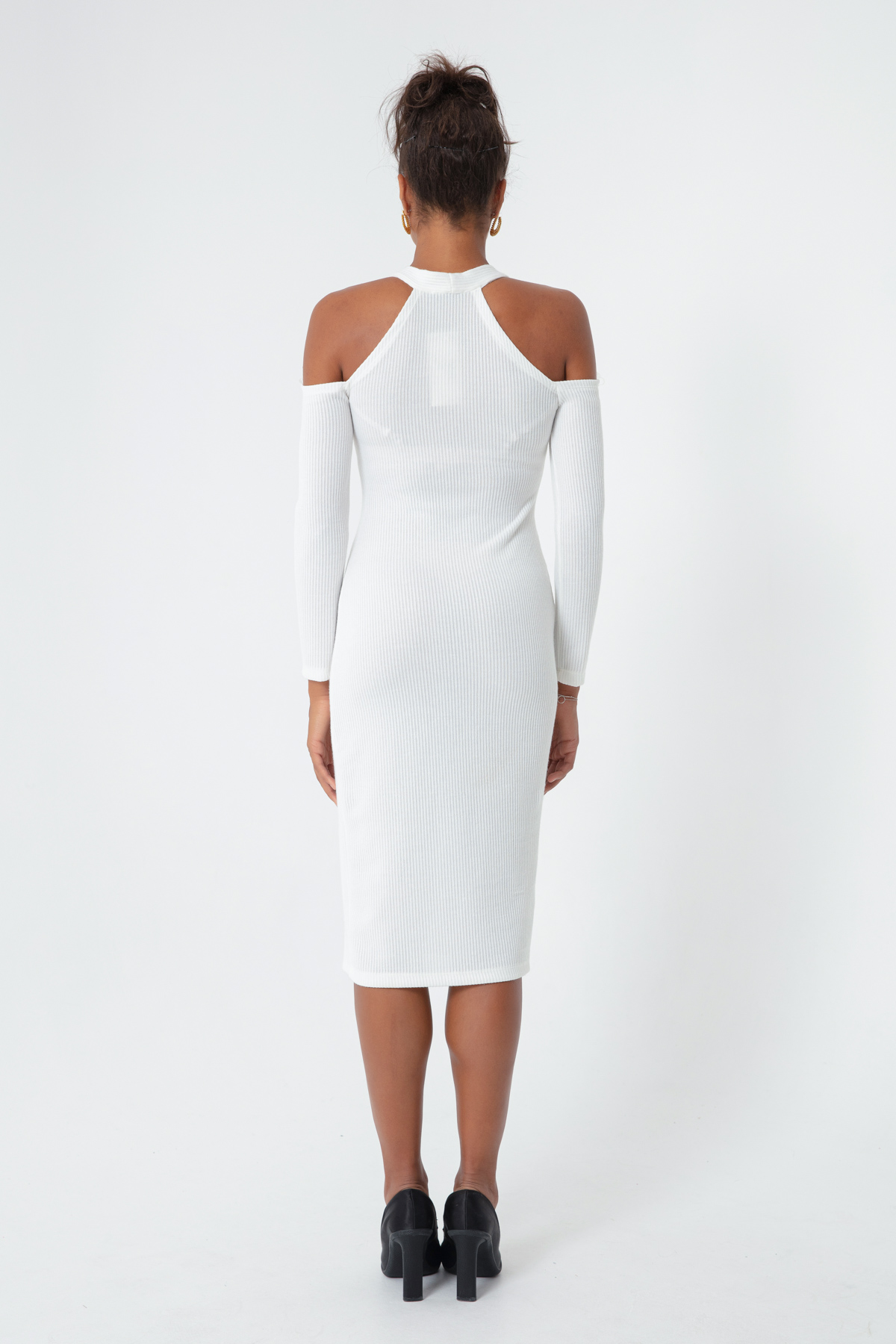 Women's White Knitted Dress