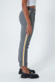 Women's Gray Crowbar Patterned Trousers