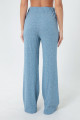Women's Blue Knitted Pants