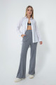 Women's Gray Knitted Pants