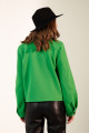 Women's Green Short Pocket Coat
