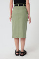 Women's Khaki Canvas Belt Skirt