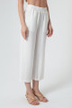 Women's White Linen Pants