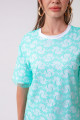 Women's Mint Green Lace T-Shirt