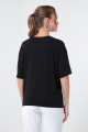 Women's Fuchsia Front Printed T-Shirt