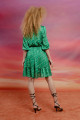 Women's Green Patterned Dress