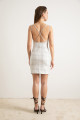 Women's White Strap Mini Dress