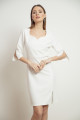 Women's White Stone Mini Dress