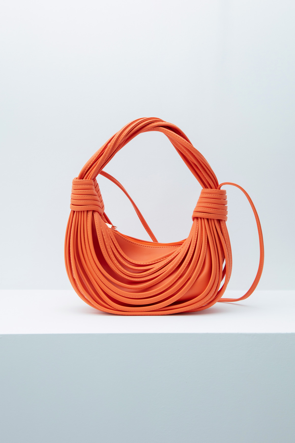 Women's Orange Rope Bag