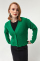 Women's Green Knitwear Cardigan
