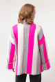 Women's Fuchsia Knitwear Jacket