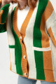 Women's Green Knitwear Jacket
