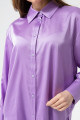 Women's Lilac Satin Shirt