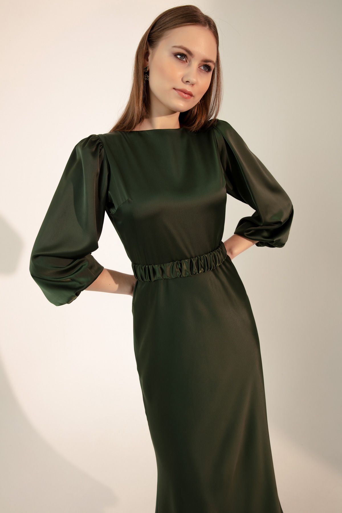 Women's Green Engagement Dress