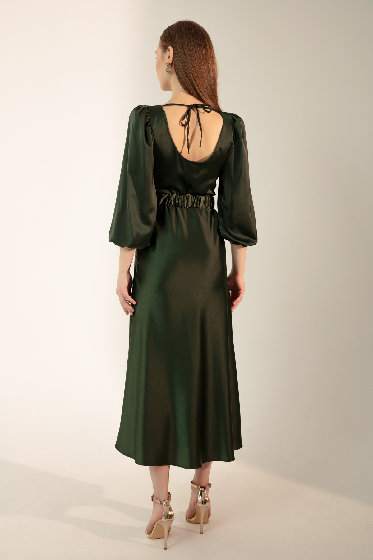 Women's Green Engagement Dress